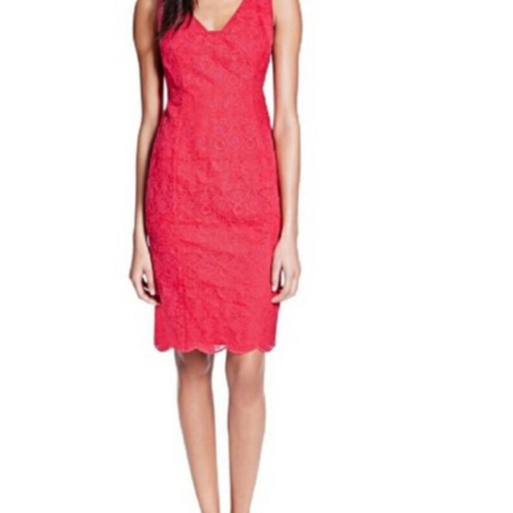 Tory Burch Embroidered Cameron Pencil Dress